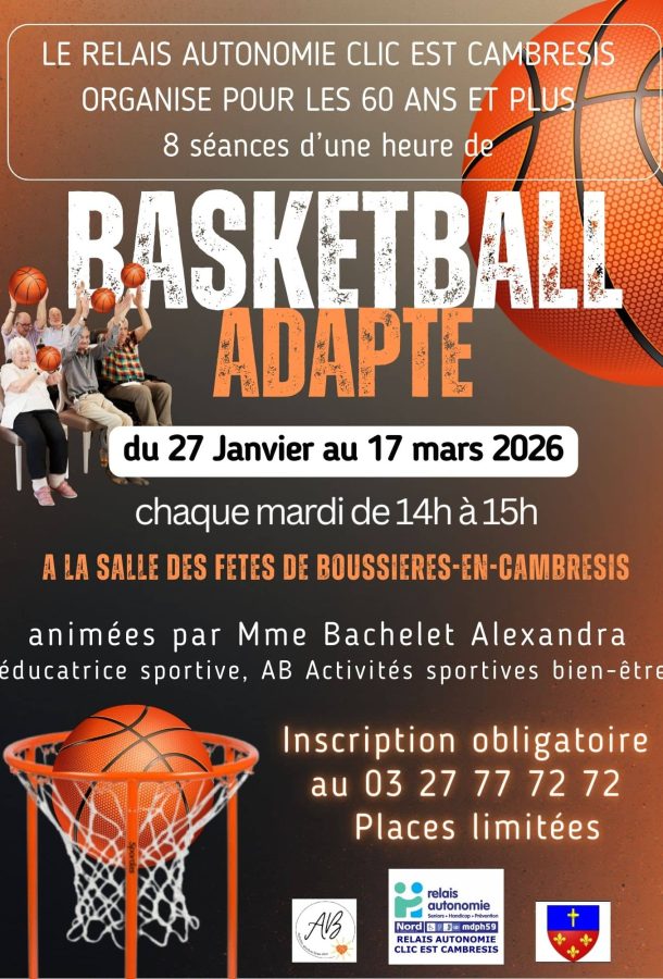 affiche basket adapté