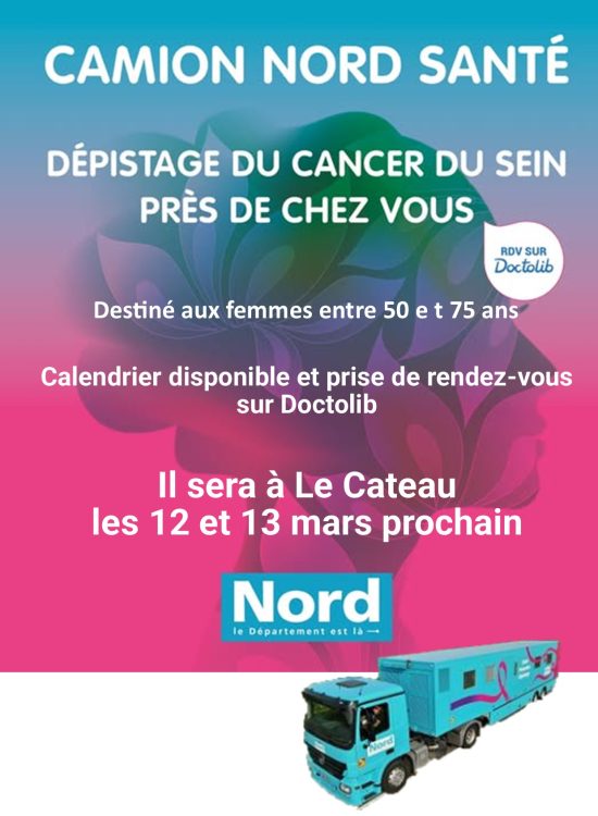 affiche prévention camion santé